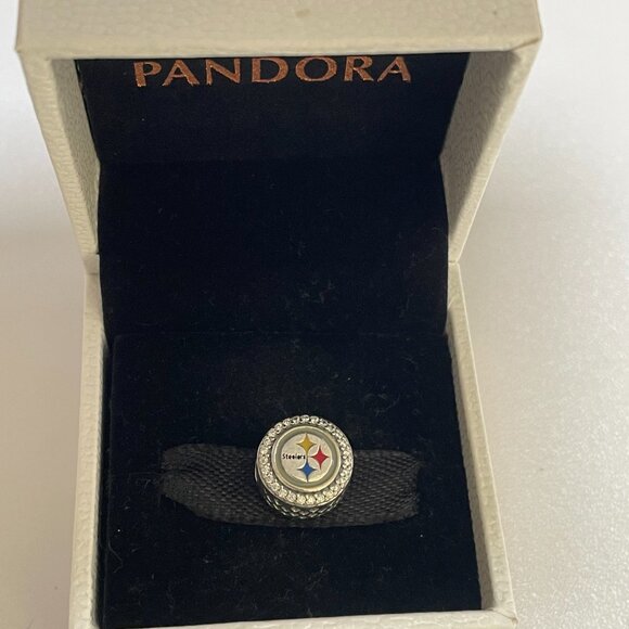 Pandora Pittsburgh Steelers Dangle Charm - Picture 5 of 5